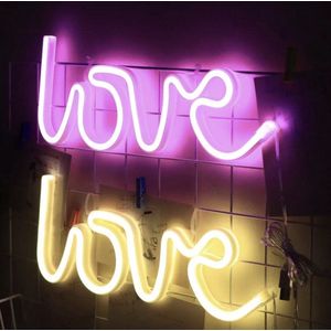 Neon Lamp | LOVE | Wit| Meerdere kleuren verkrijgbaar