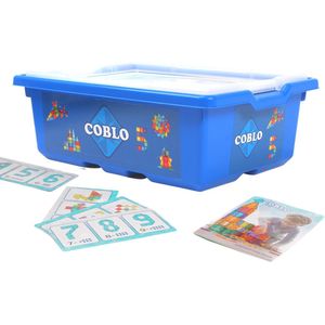 Coblo Classic Schoolbox 200 stuks - Magnetisch speelgoed - Montessori speelgoed - Magnetische Bouwstenen - Magnetische tegels - Magnetic tiles - Cadeau kind - Speelgoed 3 jaar t/m 12 jaar - Magnetisch speelgoed bouwblokken