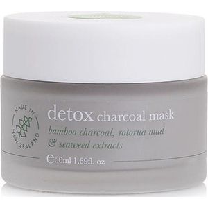 SKINFOOD NZ Skincare Detox Charcoal Mask - Gezichtsmasker - Voor Normale tot Vettige Huid - Vegan & Dierproefvrij - 100ml