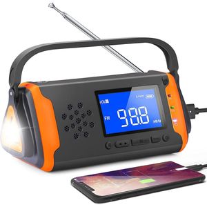 Noodradio – Solar Emergency Radio – Kamperen Outdoor Survival Radio – Powerbank – Zaklamp – Zonne Energie