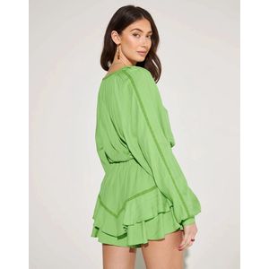Harper & Yve Yanick-ls Blouses Dames - Groen - Maat S