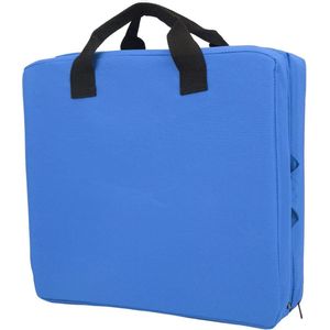 Gestoffeerde Vloerstoel Opvouwbaar met Rugleuning en Zacht Spons Kussen - Stadion en Strand - Volwassenen en Kinderen - Gamen en Lezen .