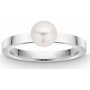 Quinn - Dames Ring - 925 / - zilver - parel - 021825628