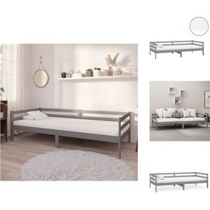vidaXL Slaapbank - Slaapbanken - 204 x 98 x 57 cm - Massief grenenhout matras - Bed