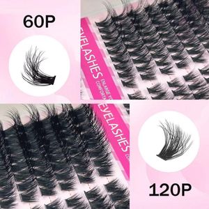 Pluizige Clusterwimpers voor Wimperverlenging - 238 Stuks, 60D+120D, 8-16 mm