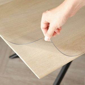 TRENTE - Tafelzeil Doorzichtig 2mm - Hoge kwaliteit doorzichtig tafelzeil - 110cm x 180cm