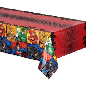 UNIQUE - Plastic Justice League tafelkleed - Decoratie > Tafelkleden, placemats en tafellopers