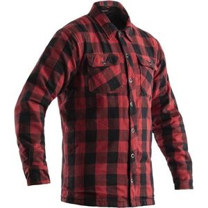 RST X Kevlar Lumberjack Ce Mens Textile Shirt Red 48 - Maat - Jas