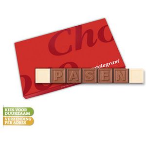 Chocolade Cadeau 7 blokjes 'PASEN' | Chocoladecadeau | Pasen | Paaschocolade
