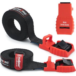 Verstelbare Cambuckle Straps - Zwaar Belaste Laadband voor Fiets, Surfplank, Motor, Auto en Kajak (3m, 2 eenheden)
