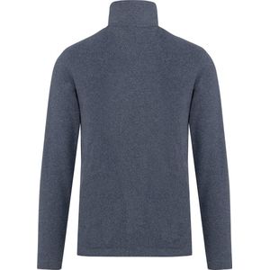 Kariban Microfleece met rits heren K911 - French Navy Heather - L