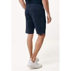 GREGORY Mid Waist Garment Dye Chino Short Mannen - Navy - Maat XL