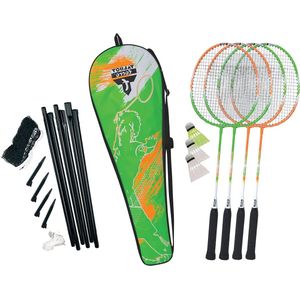Badmintonset 4-Attacker Plus - Talbot Torro met Shuttlecock Set