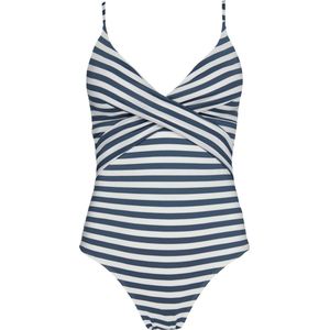 Barts Custe Shaping One Piece Blauw Dames Badpak - Maat 40