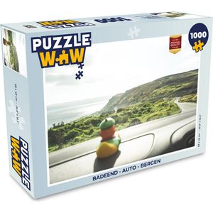 Puzzel Badeend - Auto - Bergen - Legpuzzel - Puzzel 1000 stukjes volwassenen