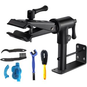 2-in-1 reparatiestandaard voor fiets - wandmontage en werkbank - 360 graden draaibaar - draagvermogen tot 40 kg