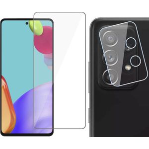 Screenprotector geschikt voor Samsung Galaxy A52 / A52s - Camera Screen Protector Glas