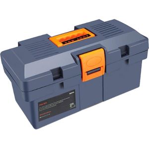 BOTC Gereedschapskoffer - Toolbox - Gereedschapskist - Cadeau voor mannen - 38*20*18 CM - Blauw