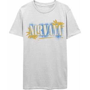 Nirvana - All Apologies Heren T-shirt - 2XL - Wit