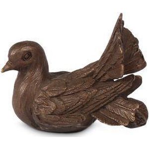 Mini - Asbeeld Dieren Urn Voor Uw Geliefde Dier Vogel in brons - Kat - Hond - Paard - Konijn