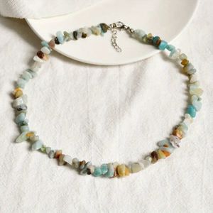 Amazon Stone - Natuurlijke kristallen ketting - Spiritual - Fashion - Necklace - Edelsteen