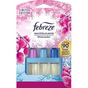 Febreze 3Volution Navulling - Winterse magie - Limited Edition - 20 ml - Navulverpakking - 3 afwisselende geuren - Gaat tot 90 Dagen mee