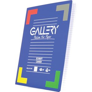 Gallery schrift, ft 16,5 x 21 cm, geruit 5 mm, 72 bladzijden 20 stuks