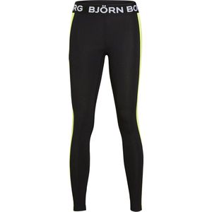 Bjorn Borg LA Stripe dames tight - performance - zwart / roze - maat S