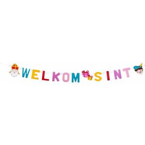 letterslinger 'Welkom Sint' 150 cm karton