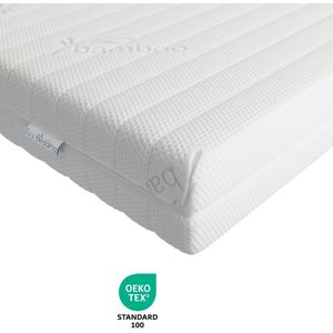 Evy Bedding® 90x190 cm - Eenpersoons - HR45 koudschuim - Orthopedisch Matras- 15cm dik - Afritsbaar hoes wasbaar - Hotel kwaliteit - 90 x 190 cm