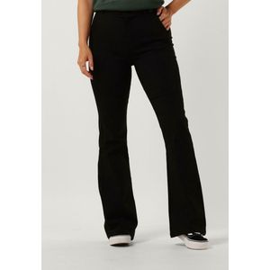 Minus Carma Flared Pants Broeken Dames - Zwart - Maat 38