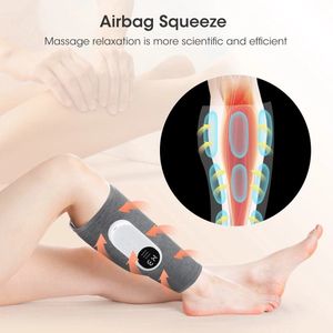 Naiz® - Eletrische 360 ° - Luchtdruk Kuit Massageapparaat - 3 Modes - Draadloze Voeten Beenspiermassage - Bloedcirkelatie - Vermoeide benen