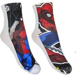 Spiderman Sokken | 2 Paar | Polyester | Lekker Dun | Maat 23 - 26