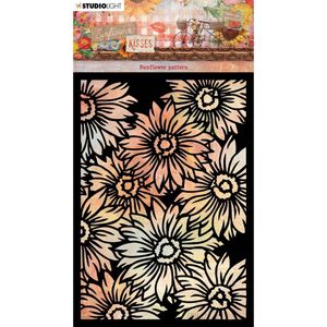 Mask stencil A6 sunflower pattern - sunflower kisses nr. 199
