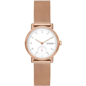 Skagen Kuppel Lille SKW3099 Horloge - Staal - Rosékleurig - Ø 32 mm