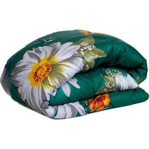 Zelesta Wonderbed Spring Flowers 140x200cm - Dekbed zonder overtrek - 30 dagen proefslapen - Wasbaar hoesloos dekbed - Bedrukt dekbed - Dekbed met print - All Year Winterdekbed & Zomerdekbed