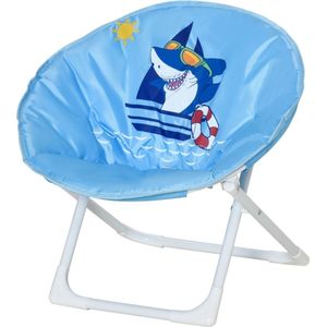 Vouwstoel kind - Campingstoel - Kinderstoel - Blauw - Ø50 x 49H cm