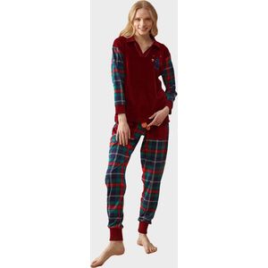 Feyza - Pyjama Set Voor Dames, Lange Mouwen - S