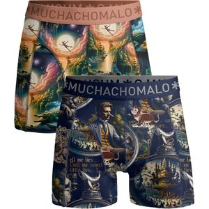 Muchachomalo Heren Boxershorts - 2 Pack - Maat 7XL - 95% Katoen - Mannen Onderbroek