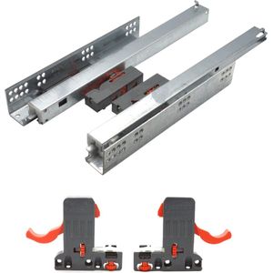 Ladegeleider - Volledig uittrekbaar - Push-to-open - 600mm 30kg
