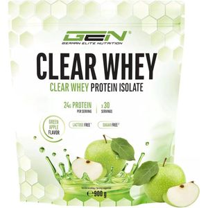 Clear Whey Isolaat - Eiwitshake - Proteïne Ranja - Appel smaak - 30 Servings - 900 g - 24g proteïne per serving - Verfrissend proteïne shake