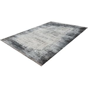 Pierre Cardin Elysee Lalee- Vintage - Super zacht - Shinny - acryl viscose - Vloerkleed – hotel sjiek - design tapijt fraai – modern designer Karpet - 200x290- Grijs silver