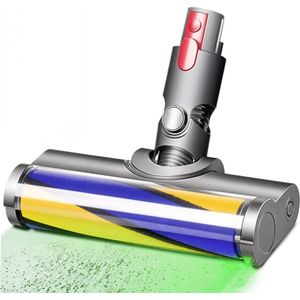 Elektrisch aangedreven laser zuigmond geschikt voor Dyson V8 V10 V11 V15 - Turbo borstel soft roller