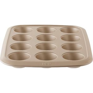 Balance Cupcakevorm/Muffinvorm, 12 Stuks, Carbonstaal, Non-Stick, 6.5 cm - BergHOFFs-sLeo Line