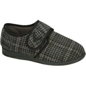 Padders -Heren - grijs donker - pantoffels & slippers - maat 43