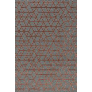 Vloerkleed Brinker Carpets Chiara 826 Grey Red - maat 200 x 290 cm