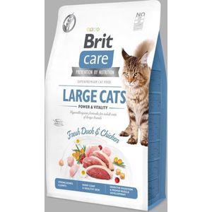 Brit Care Cat Grainfree Adult Large Cats Fresh Duck & Chicken 2 kg - Kat