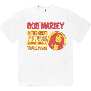 Bob Marley - This Great Future Heren T-shirt - M - Wit