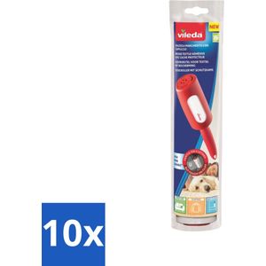 Vileda - Lintroller - Pluisverwijderaar - Inclusief Beschermkap - 30 Vellen - Bulkverpakking - 10 stuks