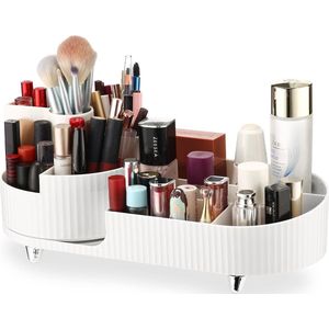 Behave Make Up Organizer - Skincare Organizer - Organizer Make Up - Wit - 360º Draaibaar
